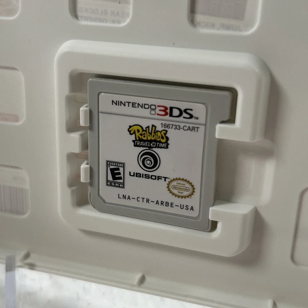 Nintendo 3DS Rabbids: Travel in Time 3D 2011 Complete in box CIB Working
